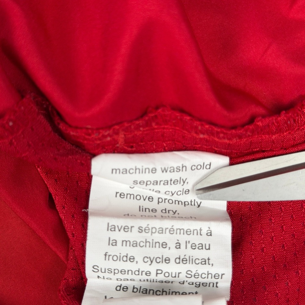 Easton Mens Small Red Baseball Batting Jacket 1/4 Zip Pullover Athletic Wind - Picture 6 of 14